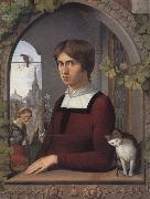 Friedrich overbeck Portrait of the Painter Franz Pforr oil painting